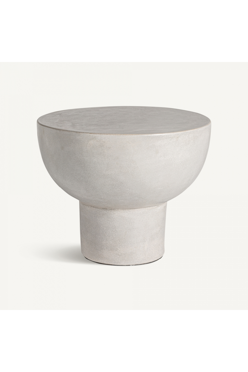 Cement Bowl-Shaped Side Table | Oroa.com