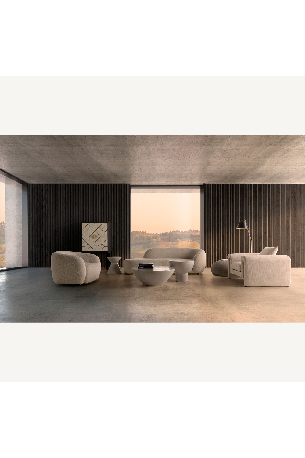Gray Stone Organic Coffee Table | Oroa.com