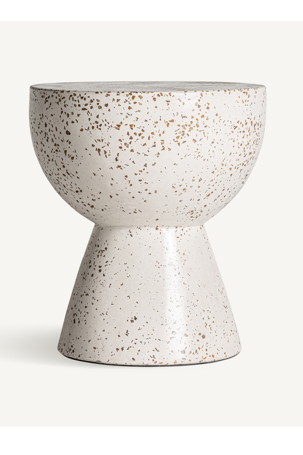 Speckled White Terrazzo Side Table | Oroa.com