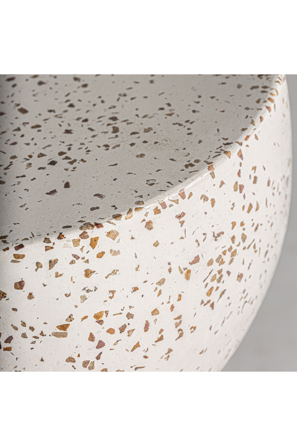 Speckled White Terrazzo Side Table | Oroa.com