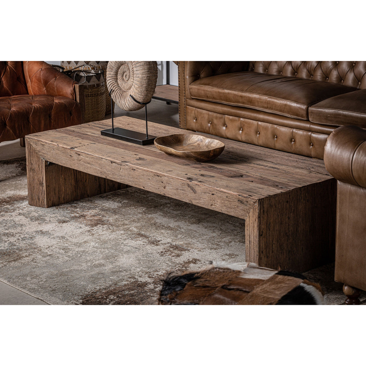 Modern furniture - Rustic Pine Coffee Table - www.oroa.com | Oroa.com