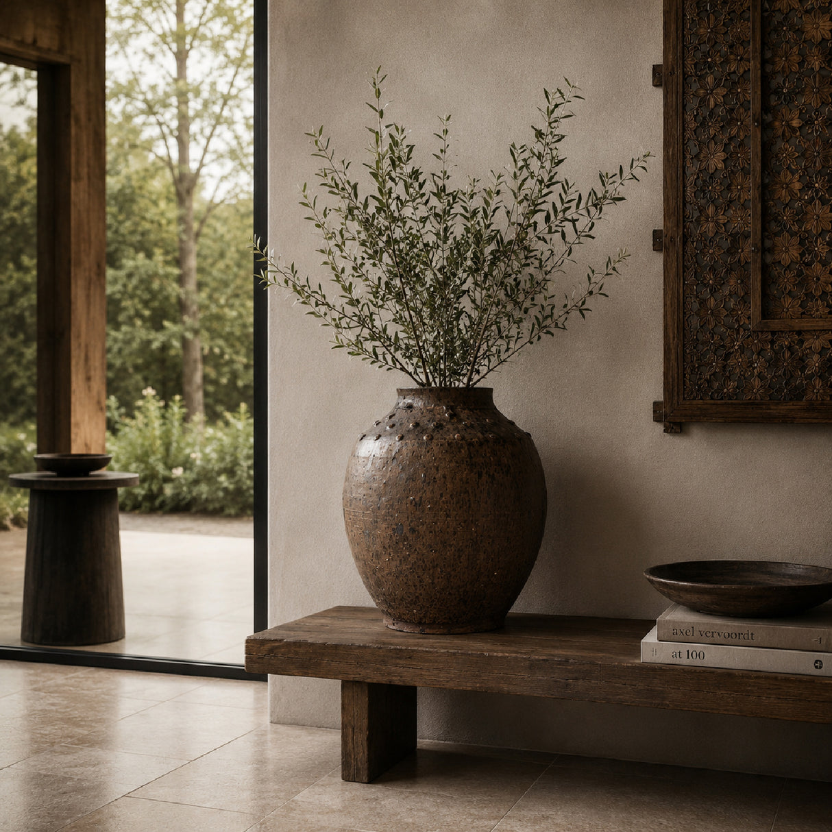 Brown Ceramic Vase | Oroa.com