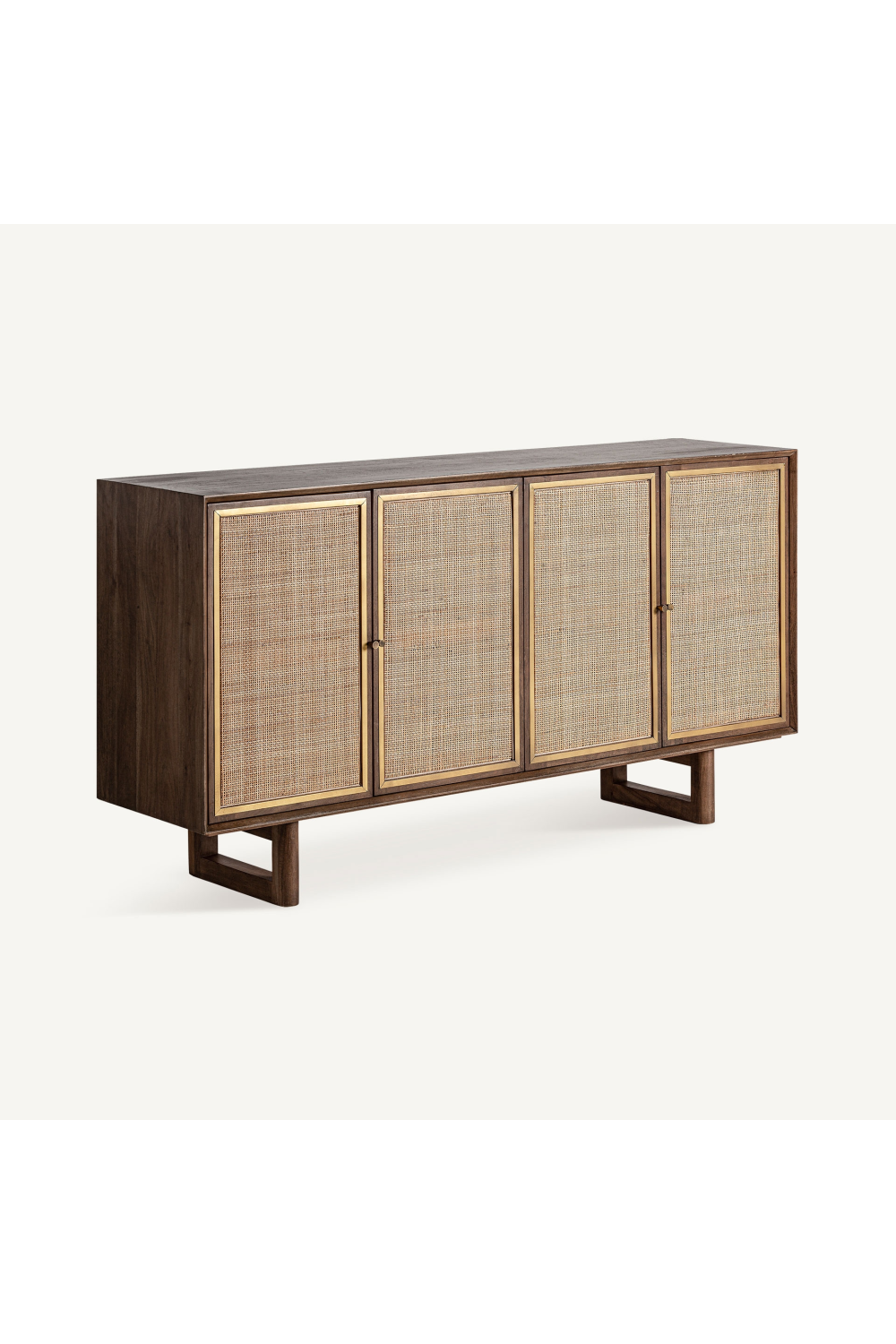 Rattan 4-Door Sideboard | Oroa.com