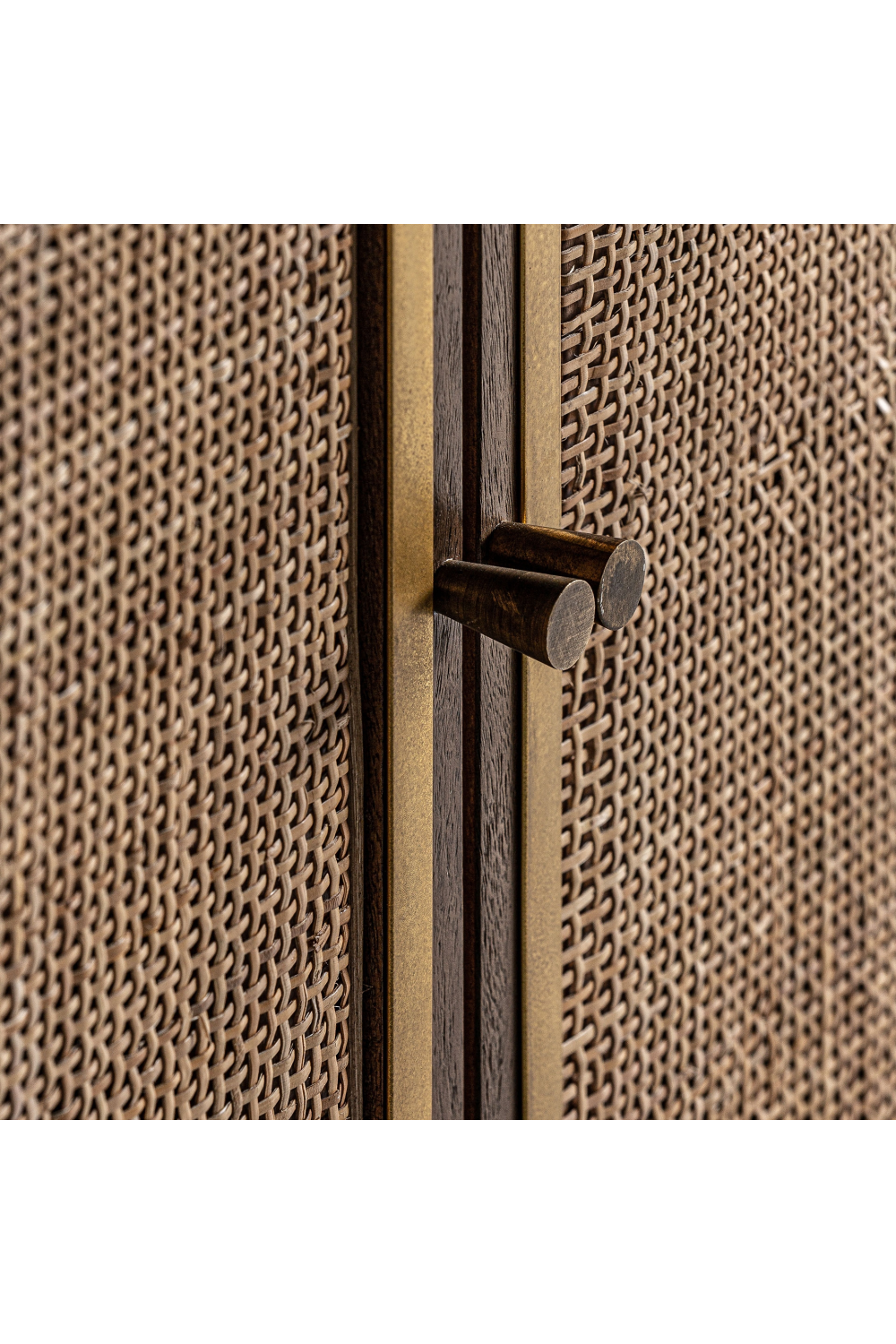 Rattan 4-Door Sideboard | Oroa.com