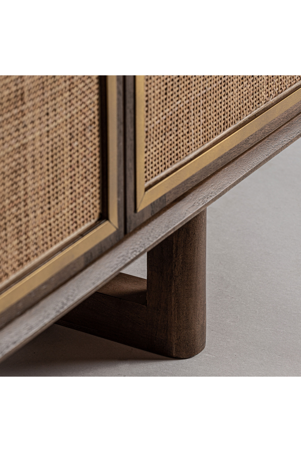 Rattan 4-Door Sideboard | Oroa.com
