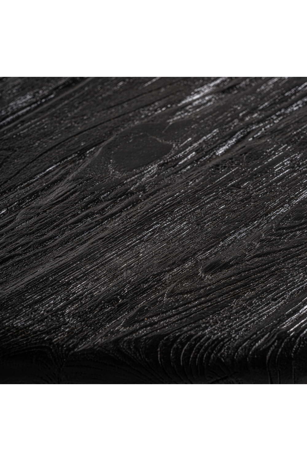 Black Teak Cube Coffee Table | Oroa.com