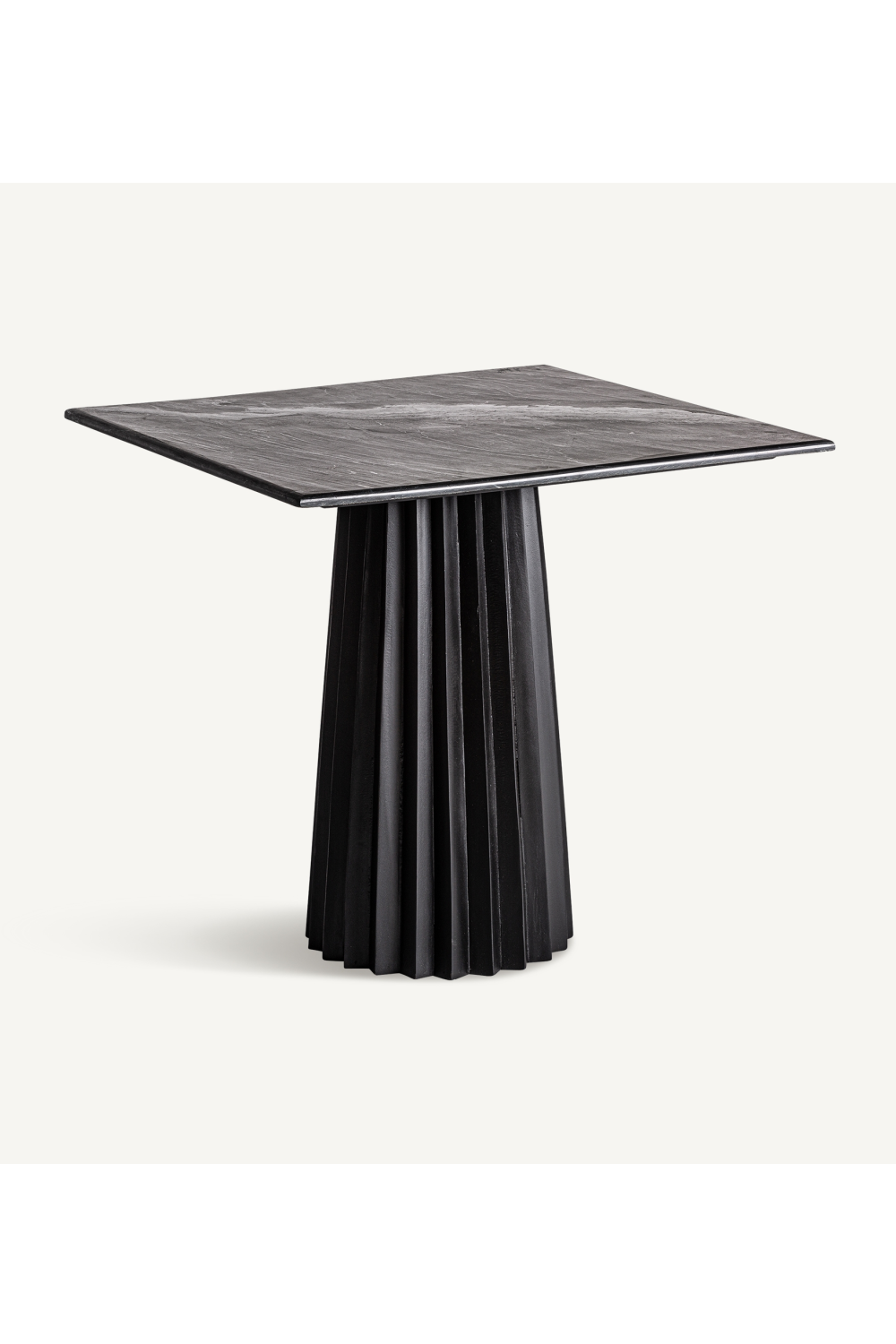 Fluted Base Wooden Bar Table | Oroa.com