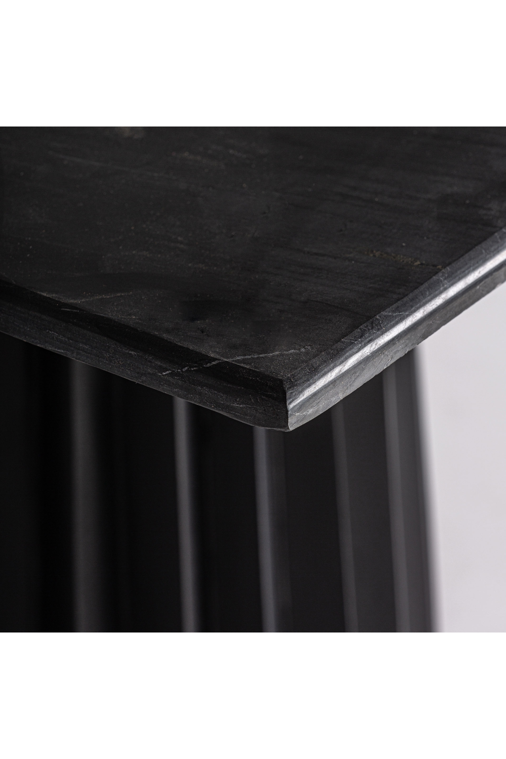 Fluted Base Wooden Bar Table | Oroa.com