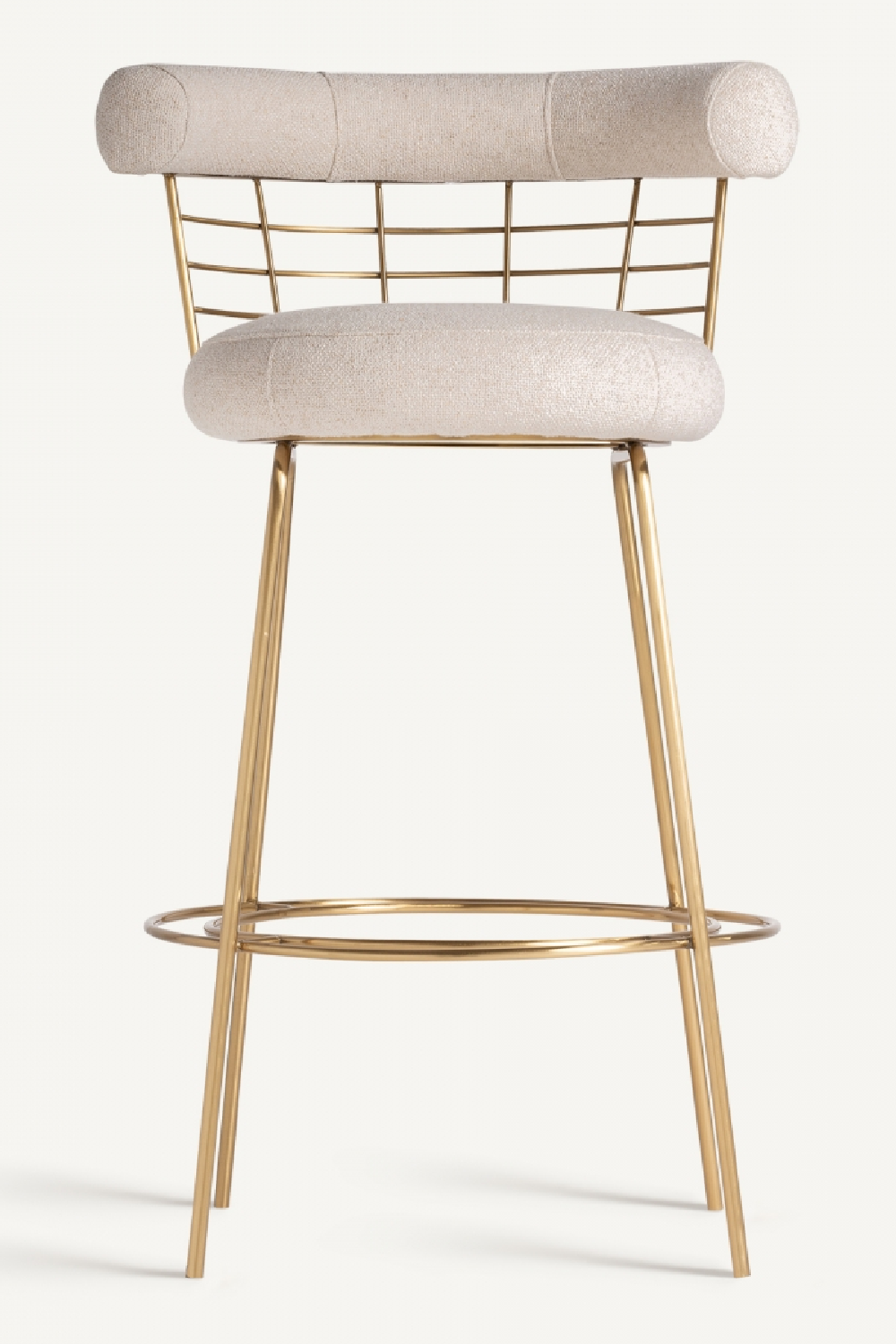 Brass Framed Counter Stool | Oroa.com