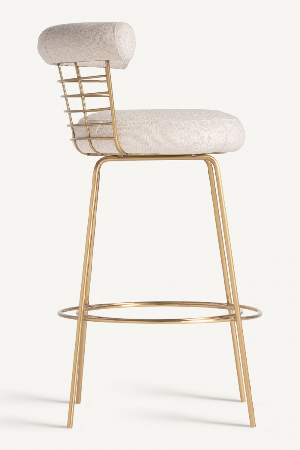 Brass Framed Counter Stool | Oroa.com