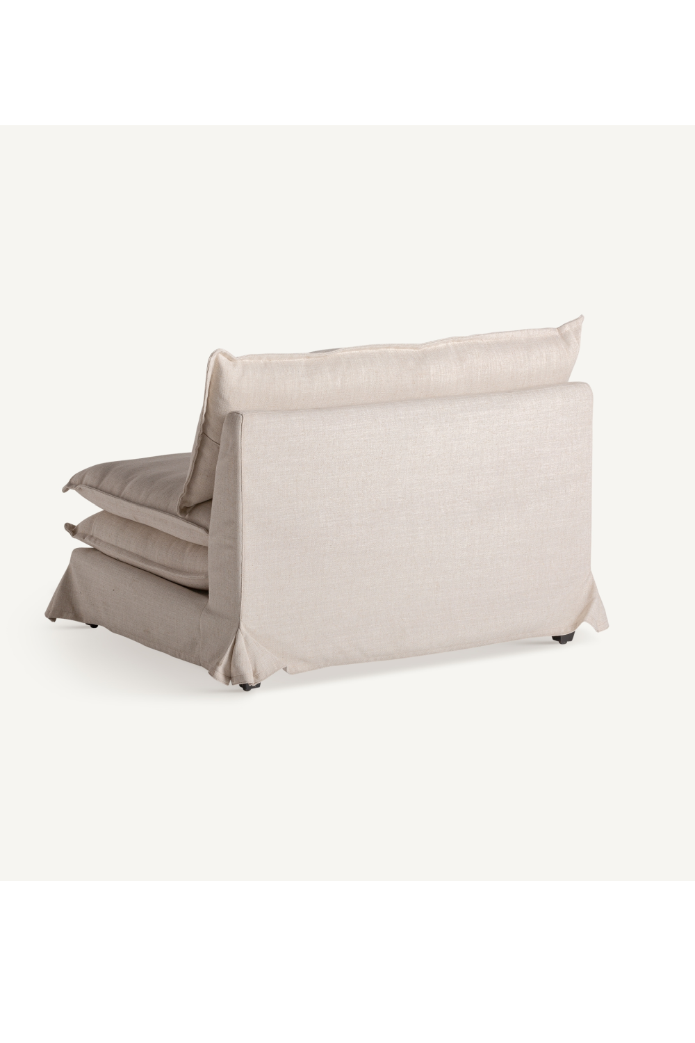 Off-White Covered Modular Accent Chair | Oroa.com