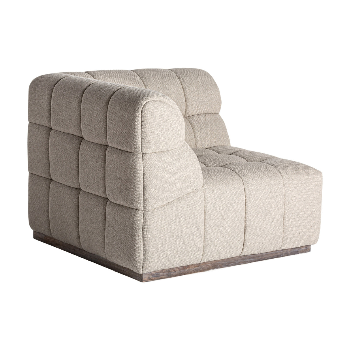 Modern furniture - White Square-Tufted Module Sofa - www.oroa.com | Oroa.com