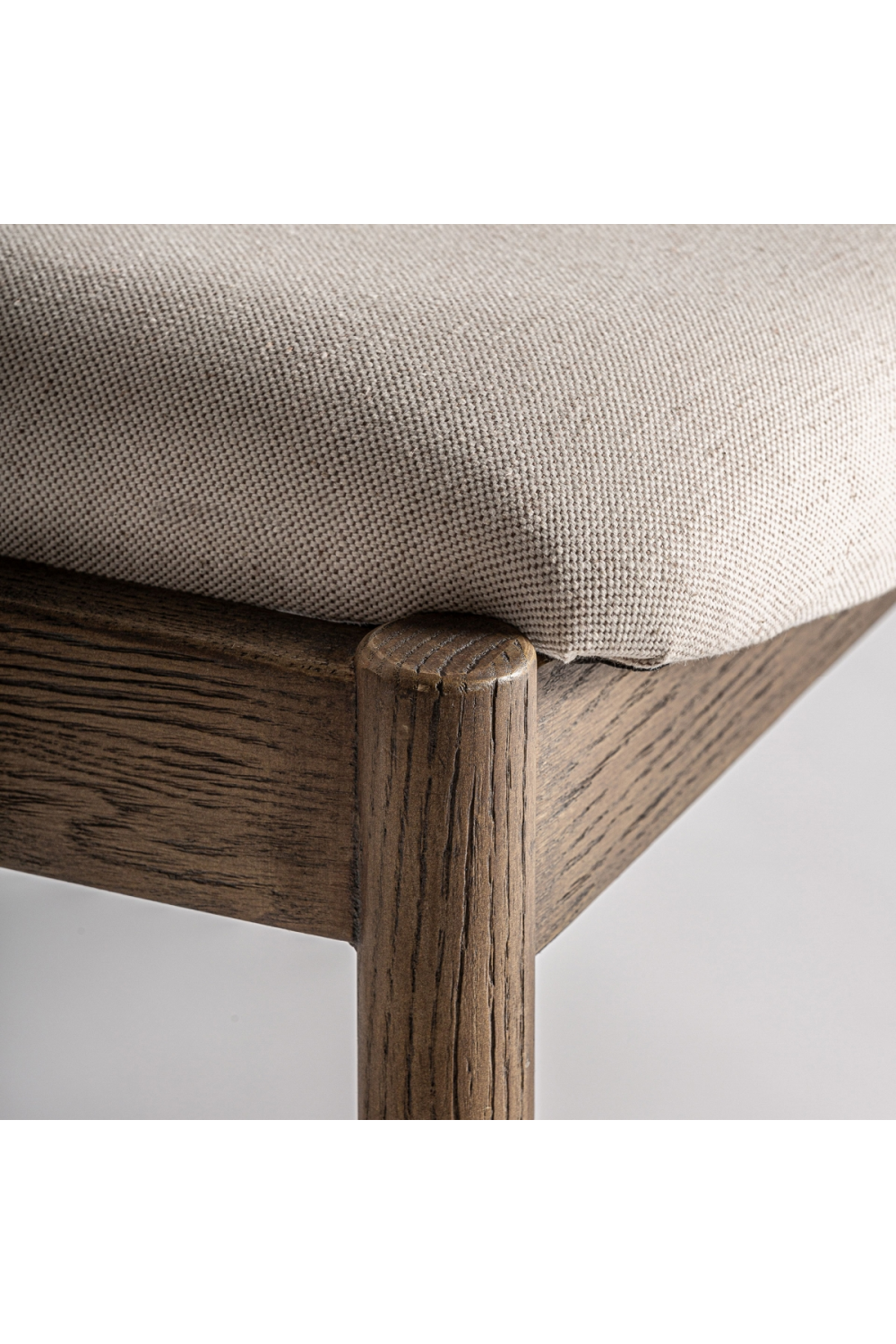 Ash Wood Beige Accent Chair | Oroa.com