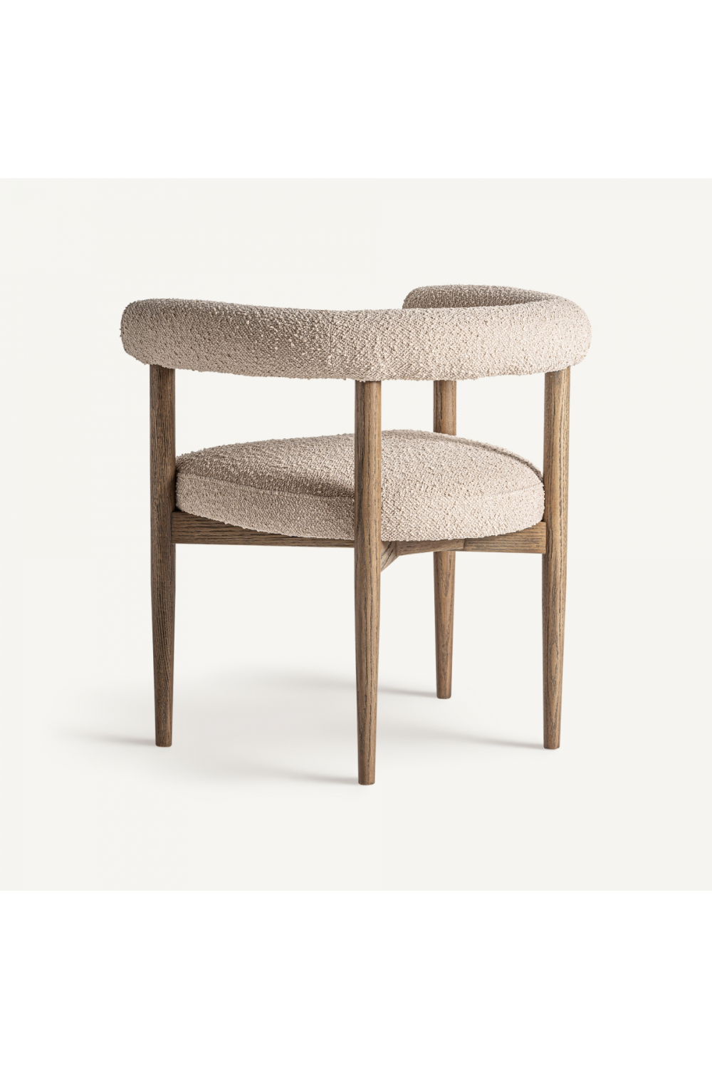 Ash Framed Curve Accent Chair | Oroa.com