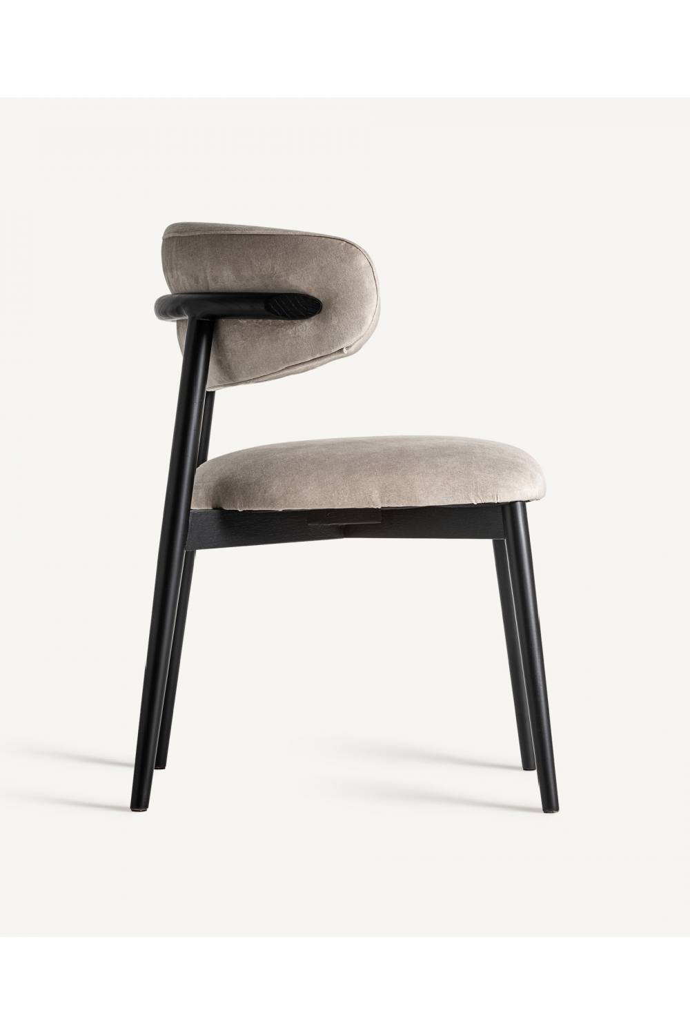 Maple Wood Padded Dining Chair | Oroa.com
