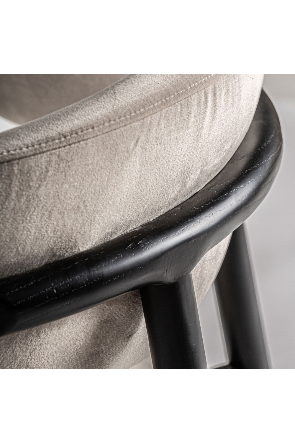 Maple Wood Padded Dining Chair | Oroa.com