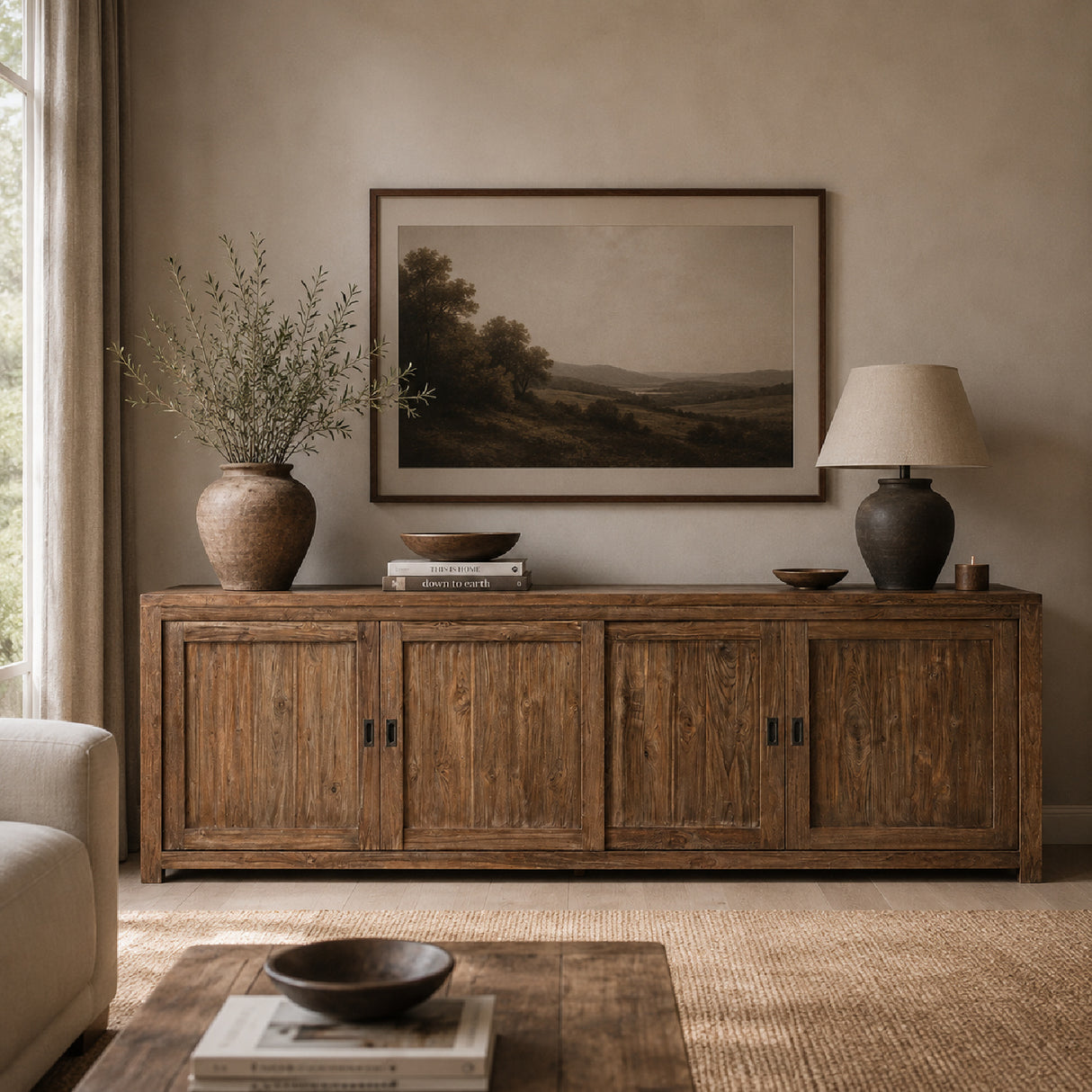 Teak Wood Sideboard | Oroa.com