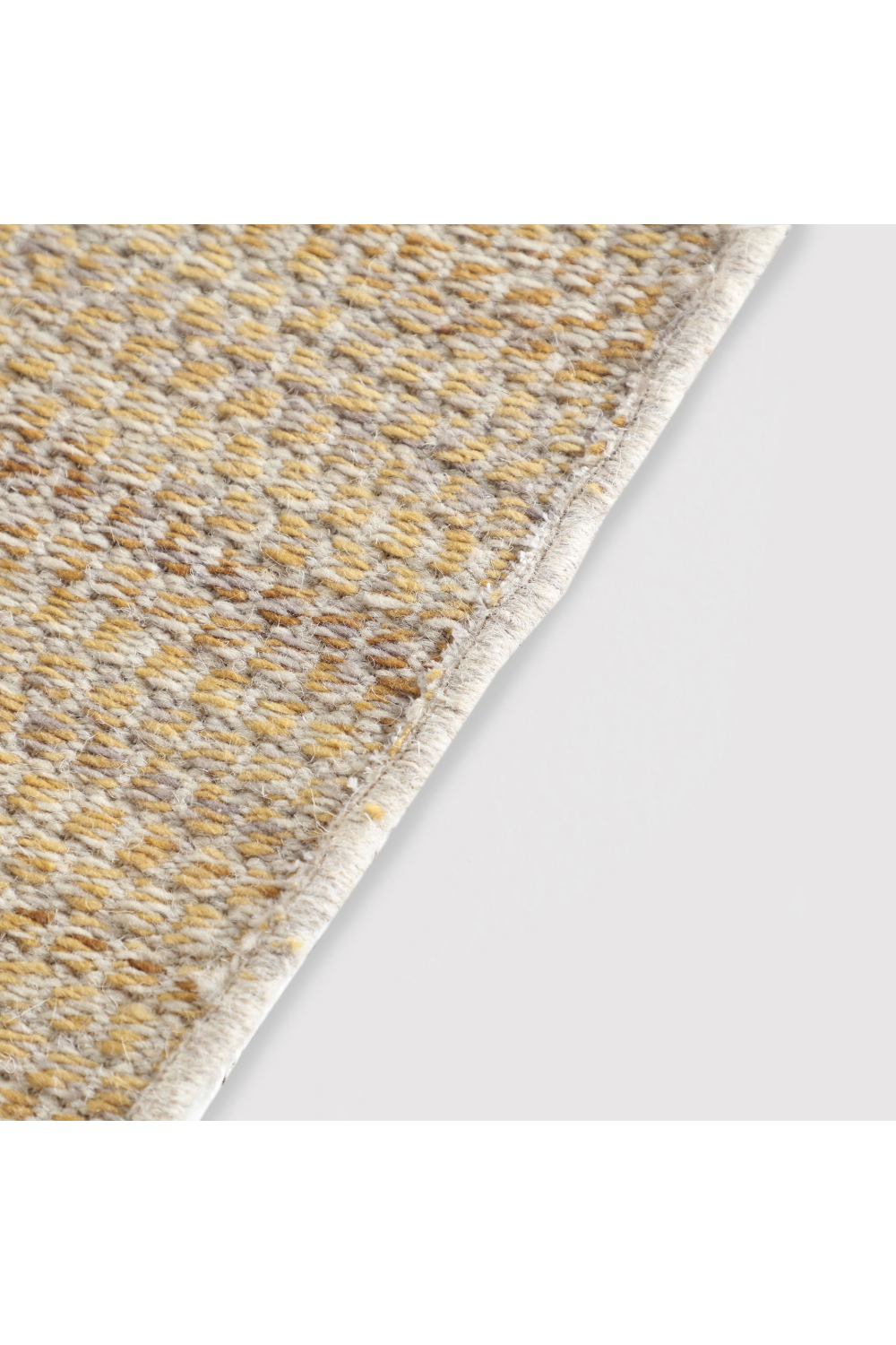 Beige Wool Area Rug 11" x 7'5" | Oroa.com