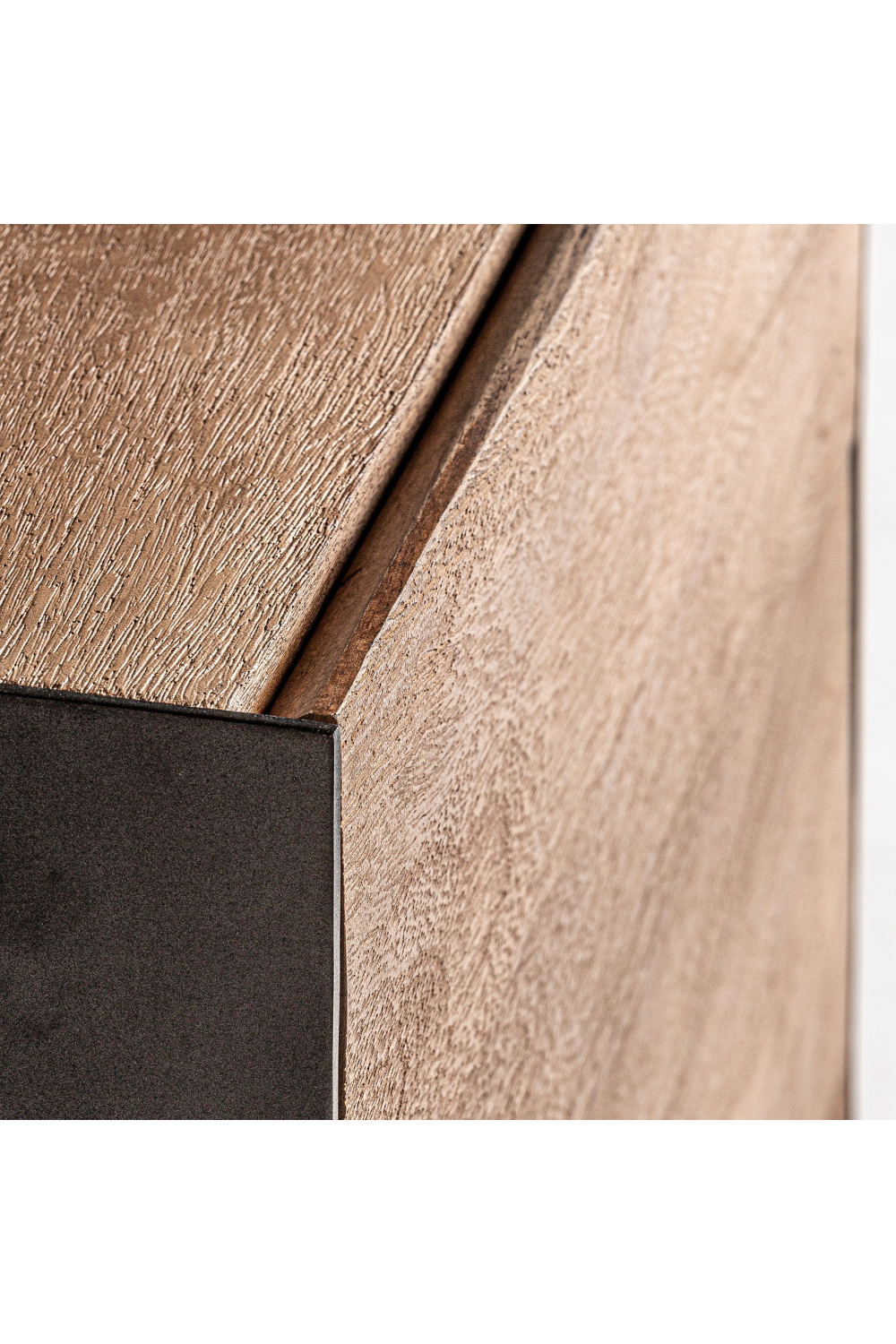 Mango Wood 2-Drawer Nightstand | Oroa.com