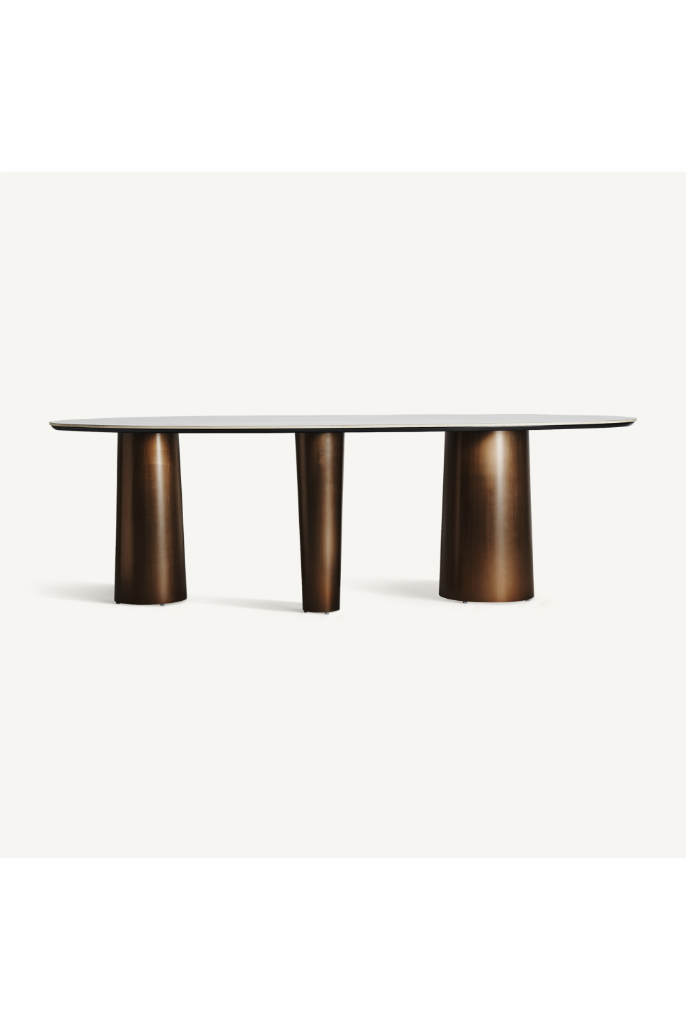 White Oval Marble Dining Table | Oroa.com
