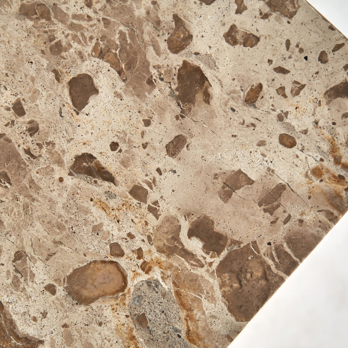 Beige Marble Side Table | Oroa.com