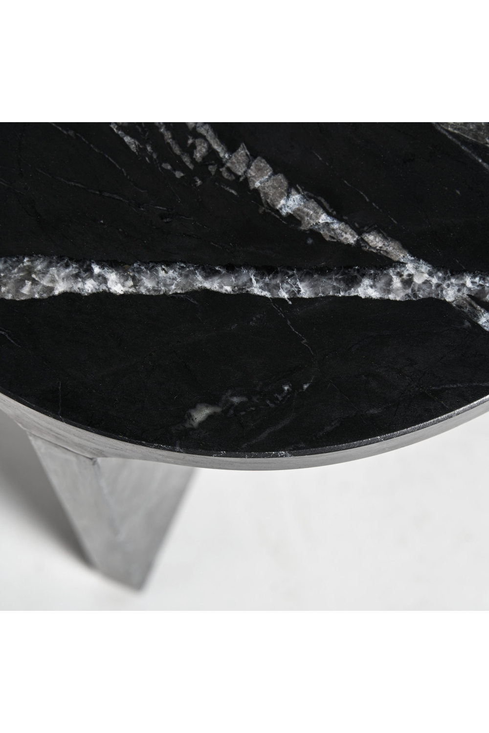 Black Marble Side Table | Oroa.com