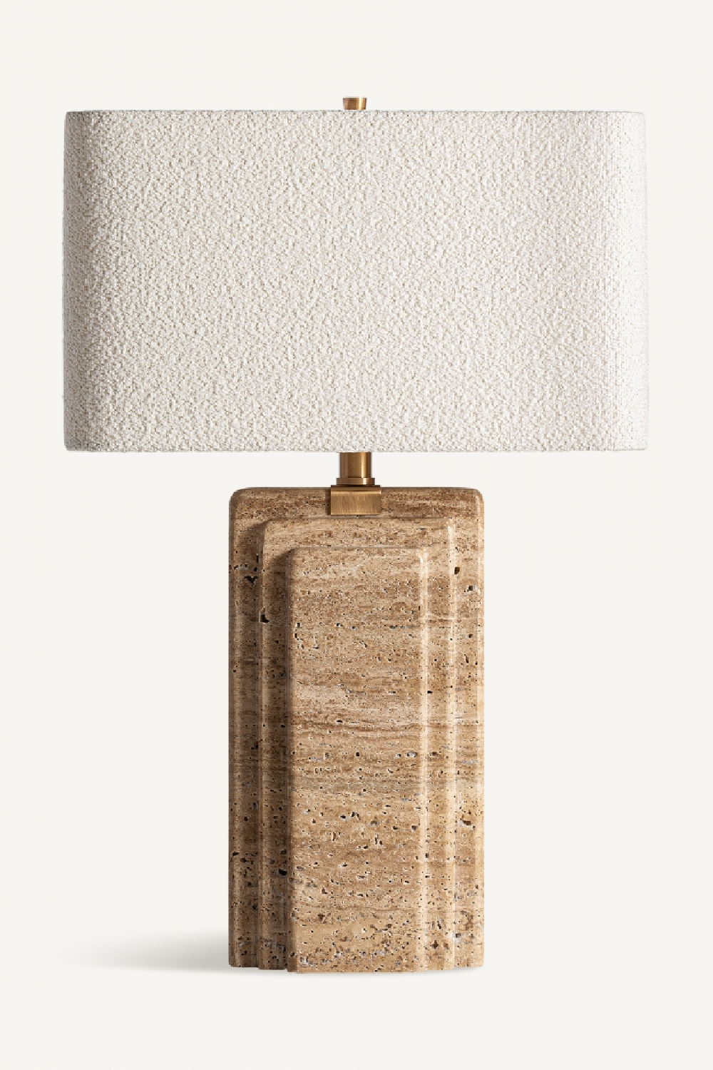Travertine Base Table Lamp | Oroa.com