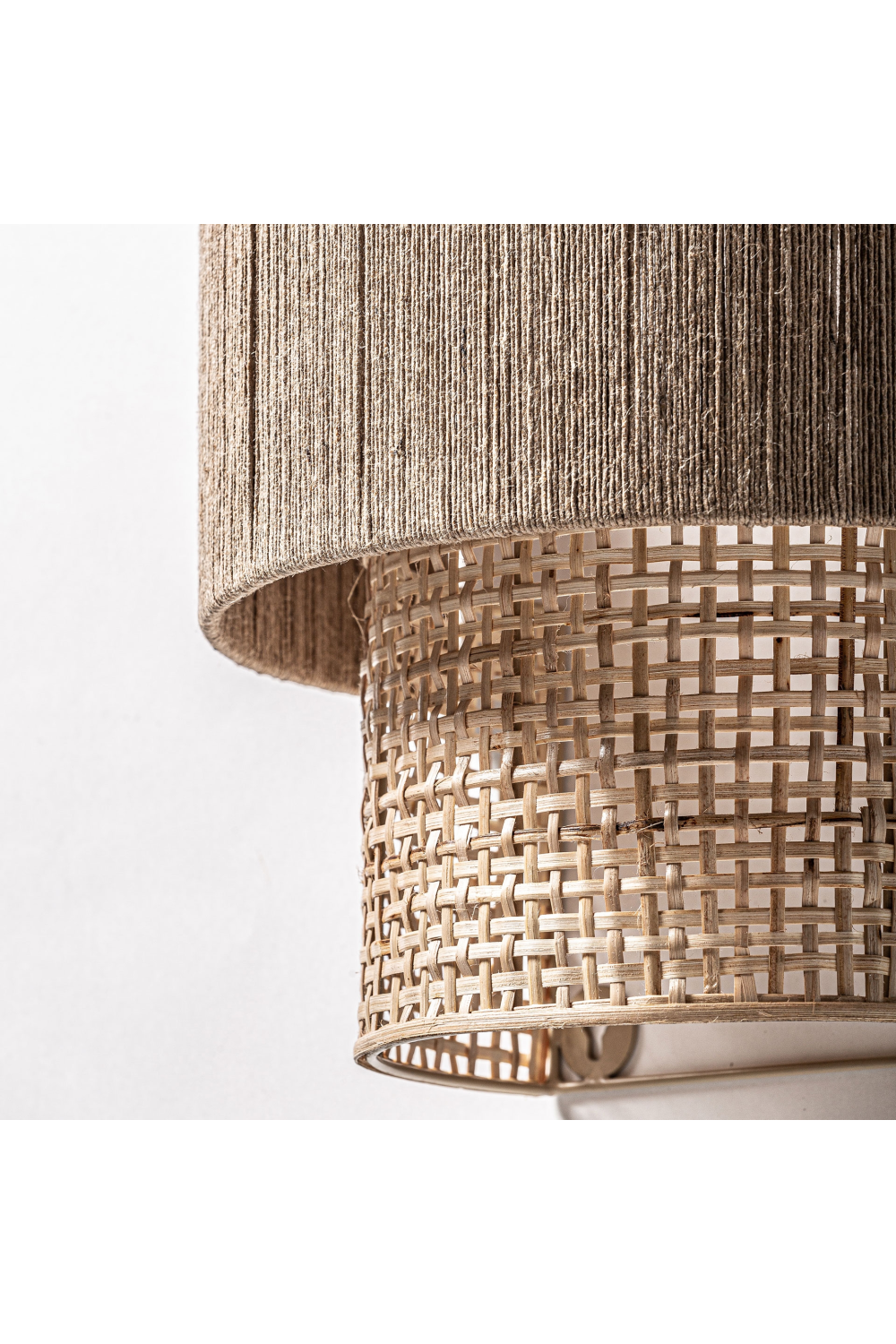 Jute Boho Wall Lamp | Oroa.com