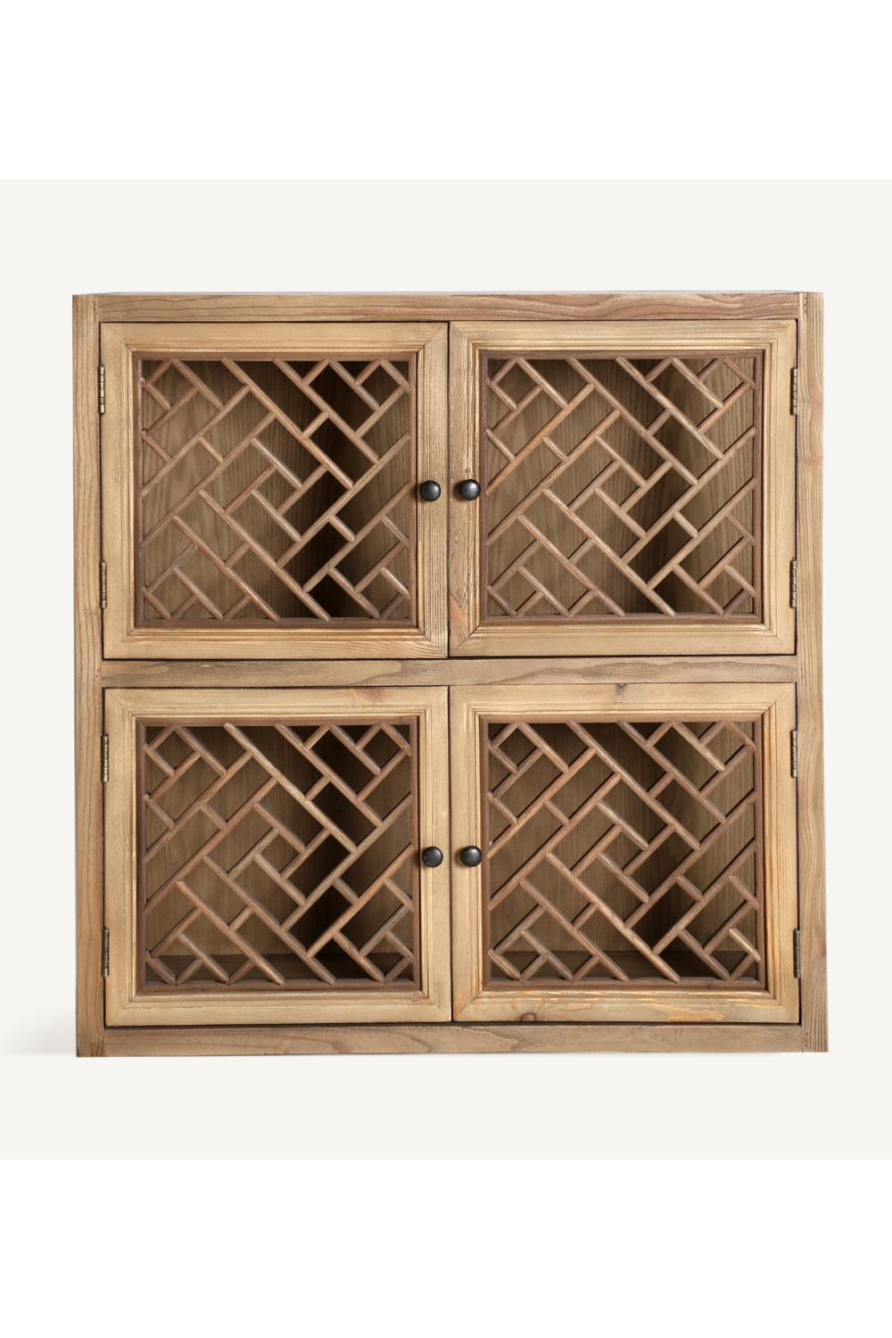 Latticed Elm Modular Display Cabinet | Oroa.com