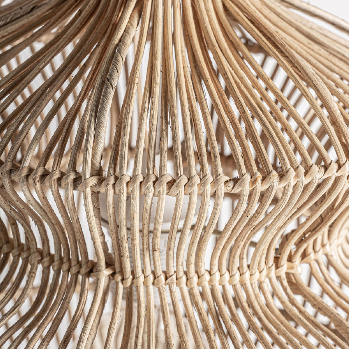 Modern European furniture - Wavy Rattan Pendant Light - www.oroa.com | Oroa.com