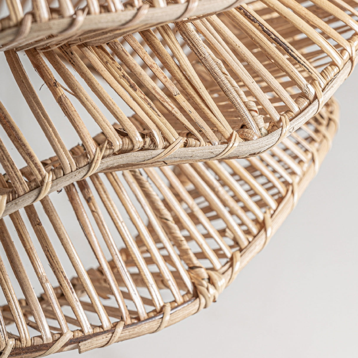 Rattan Layered Pendant Light | Oroa.com