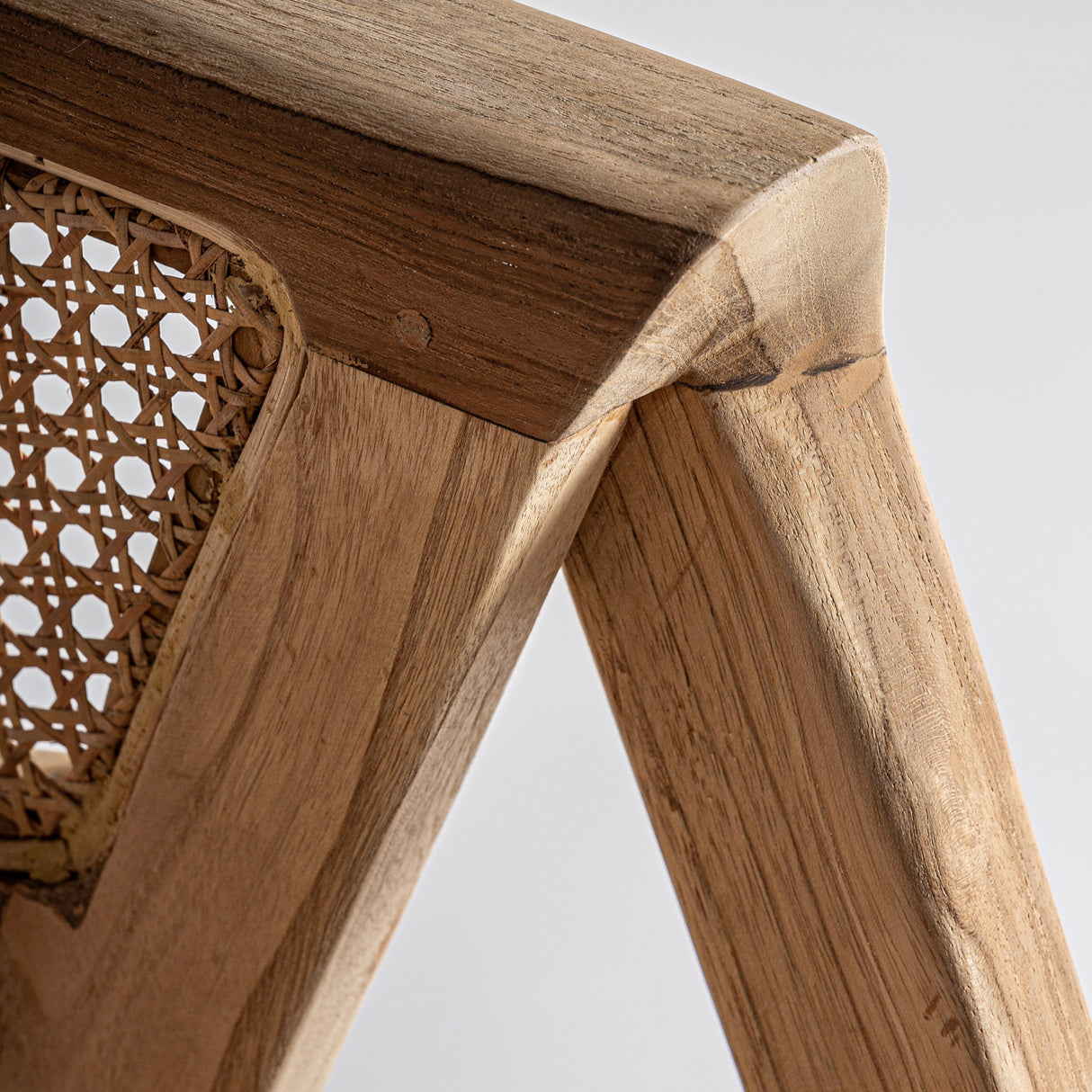 Modern European furniture - Teak Curved-Back Dining Chair - www.oroa.com | Oroa.com