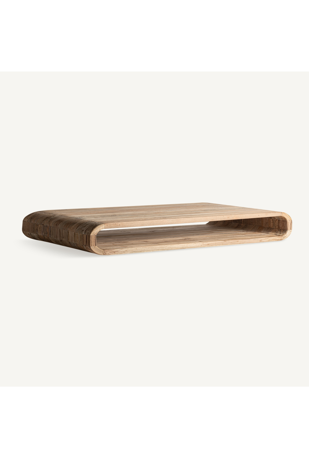 Natural Teak Curved Coffee Table | Oroa.com