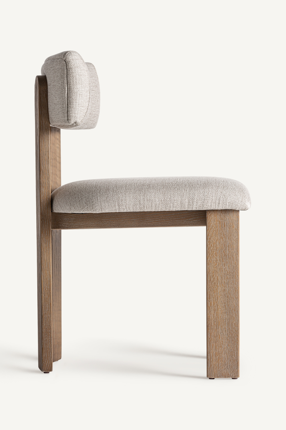 White Padded Dining Chair (2) | Oroa.com