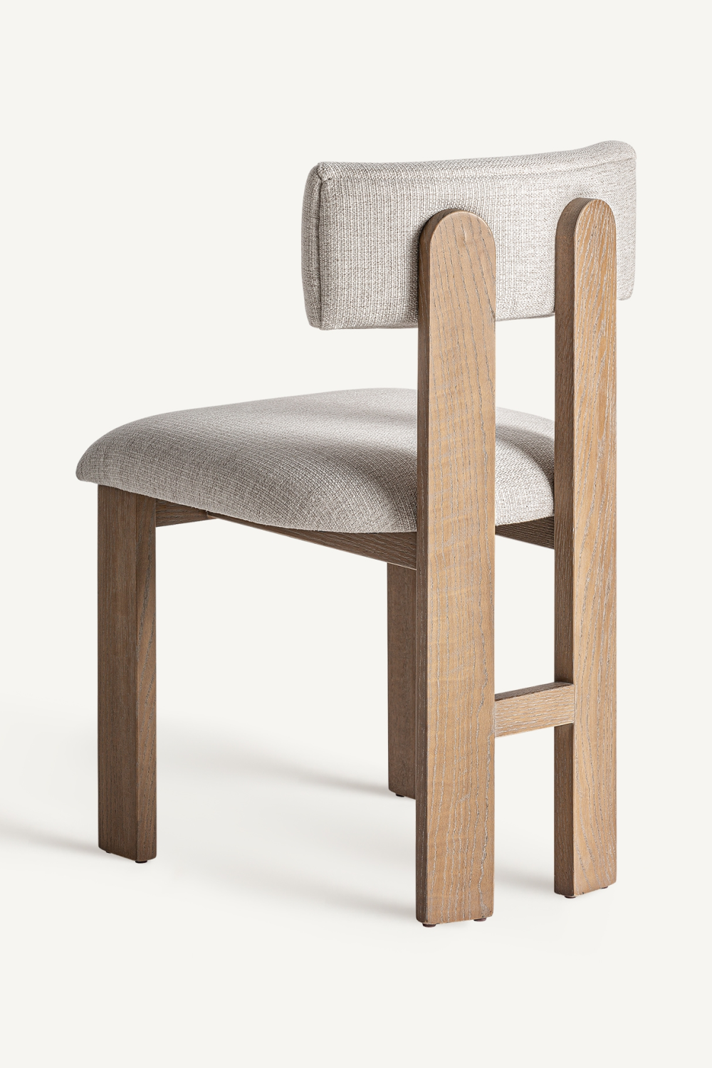 White Padded Dining Chair (2) | Oroa.com