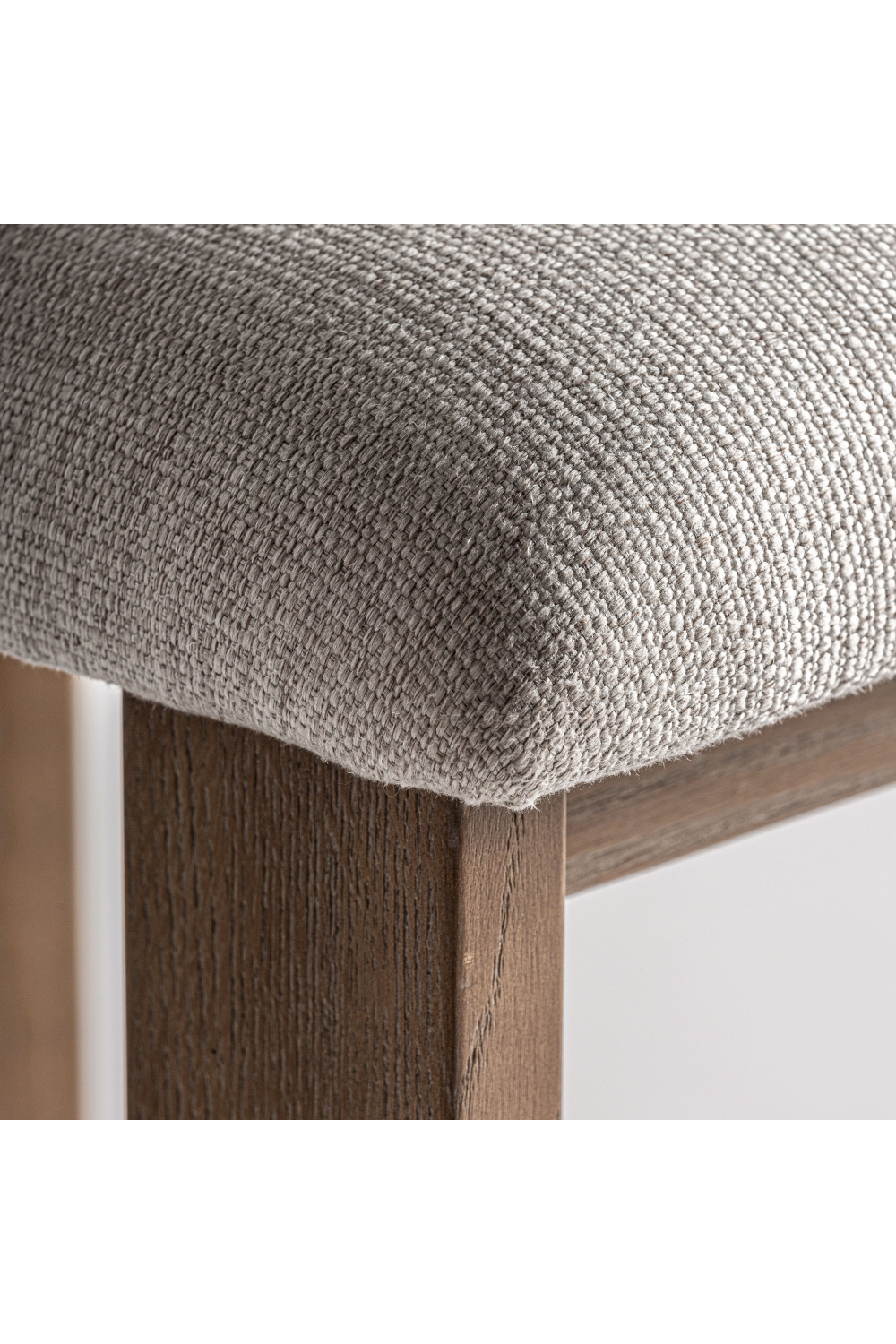 White Padded Dining Chair (2) | Oroa.com