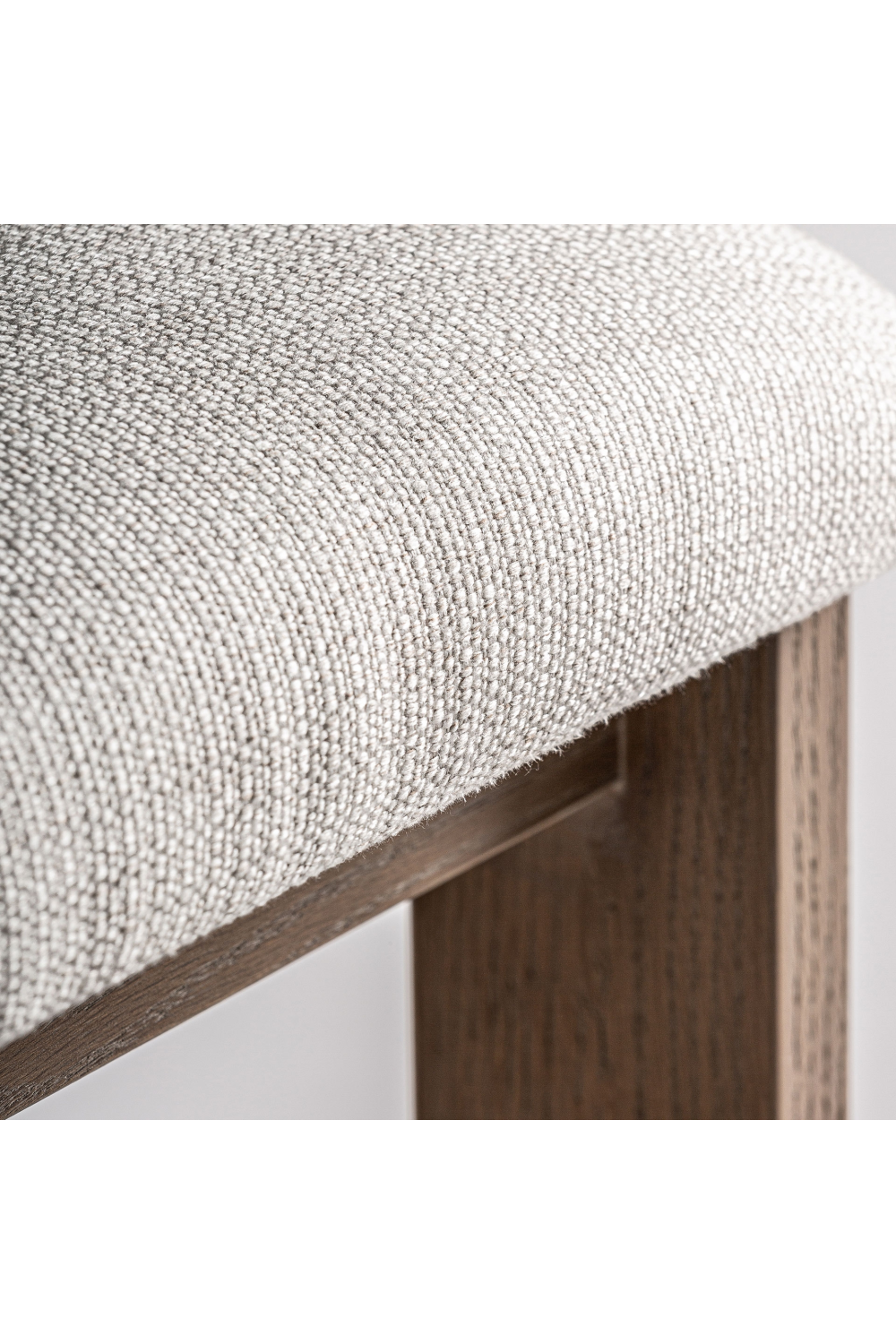 White Padded Dining Chair (2) | Oroa.com