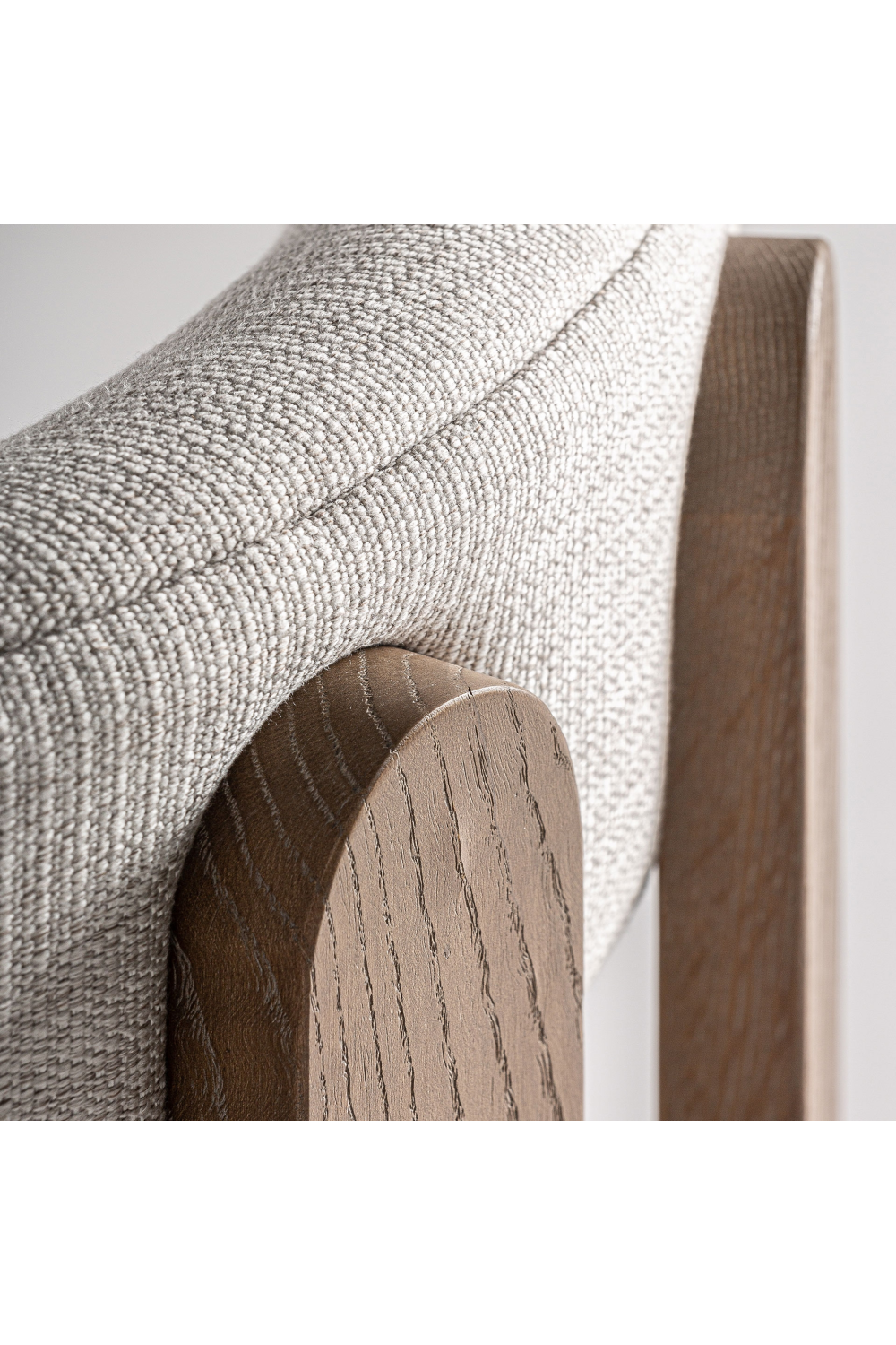 White Padded Dining Chair (2) | Oroa.com