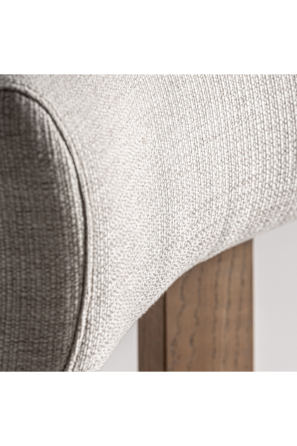 White Padded Dining Chair (2) | Oroa.com