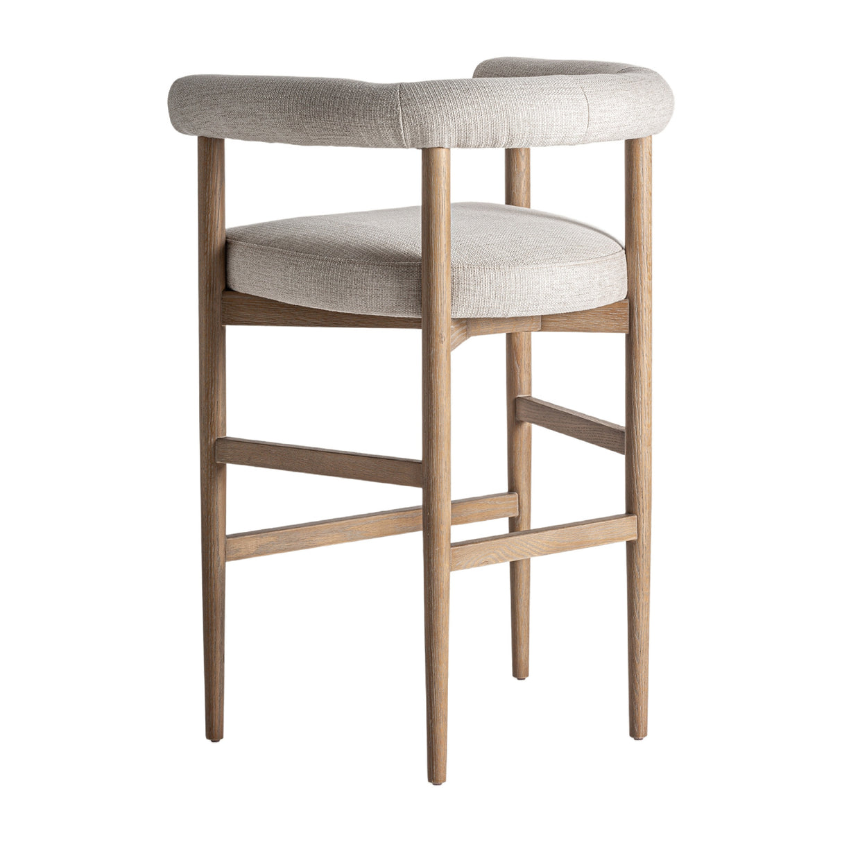 Modern European furniture - Curved Ash Wood Counter Stool - www.oroa.com | Oroa.com