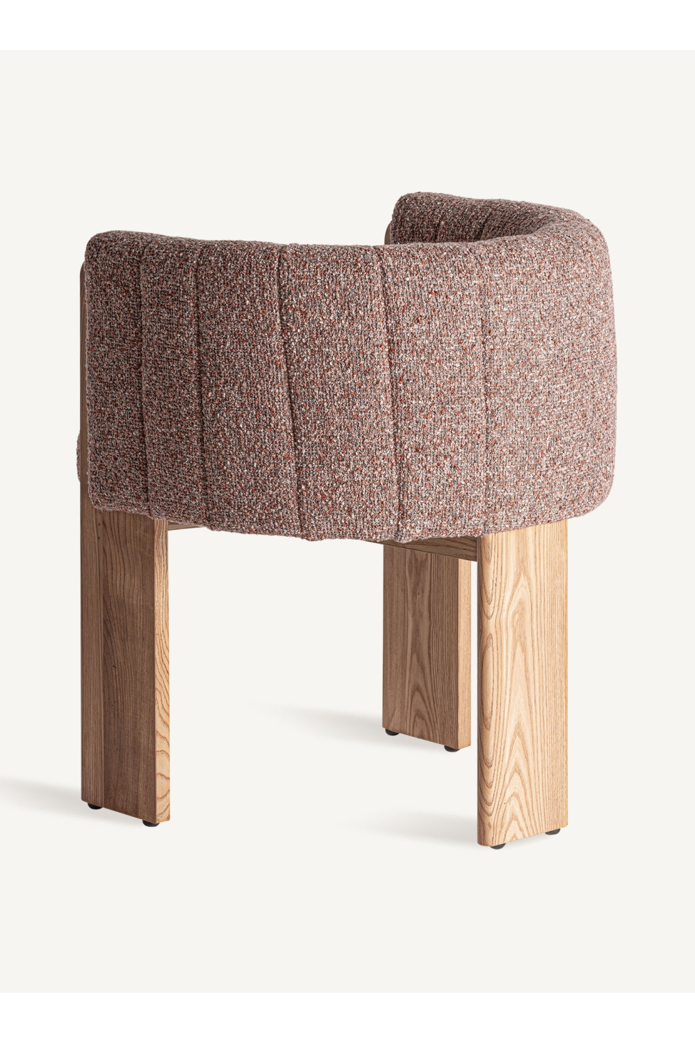 Brown Curved Accent Chair | Oroa.com