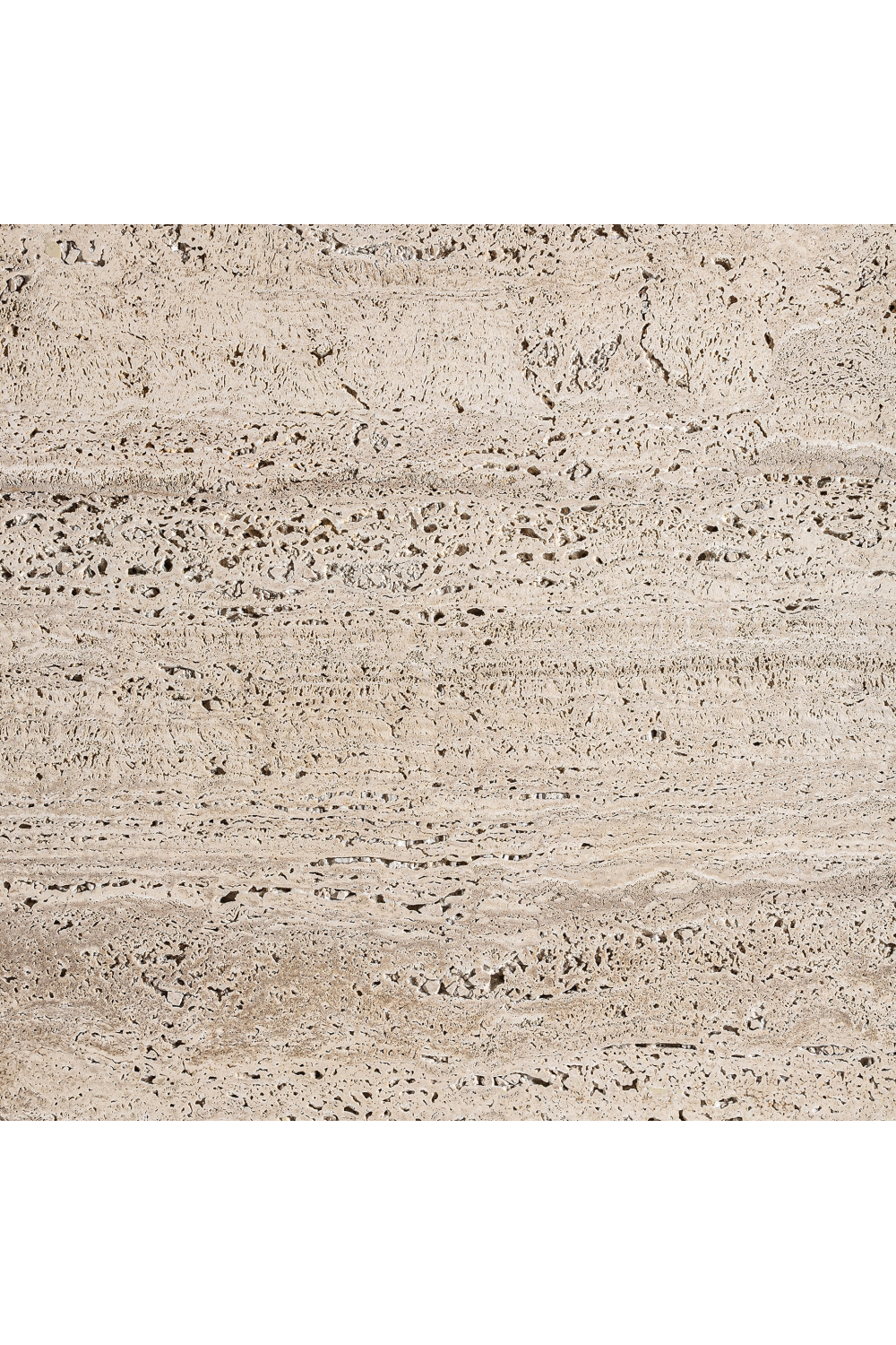 White Travertine Side Table | Oroa.com