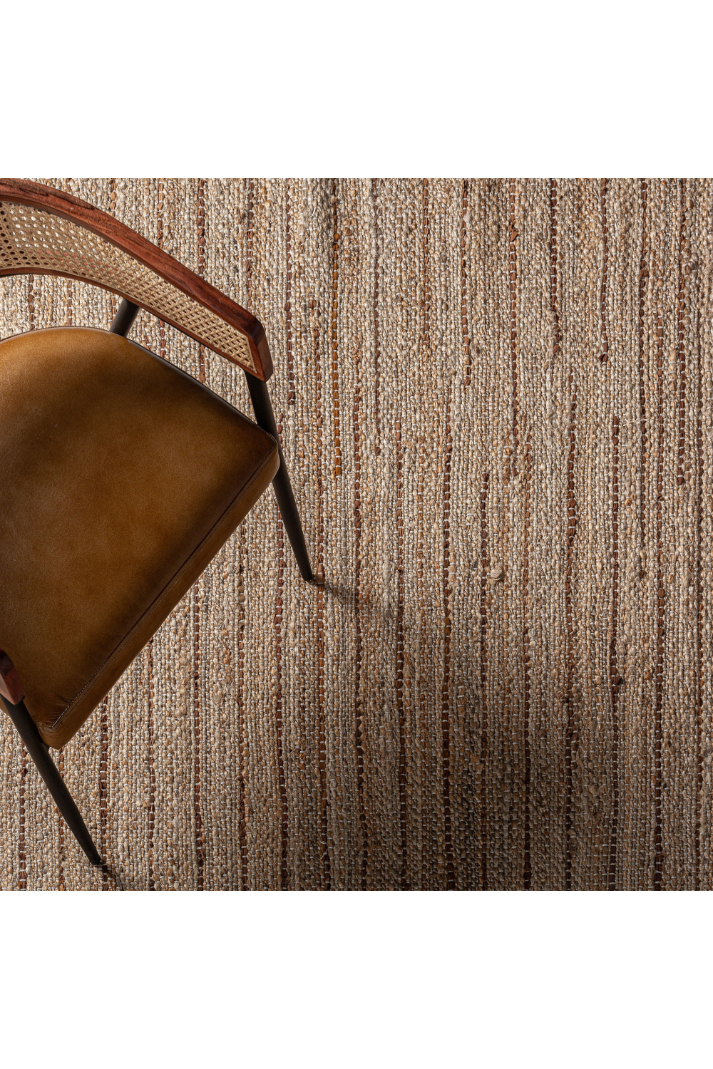 Jute And Leather Carpet 11'5" X 8' | Oroa.com