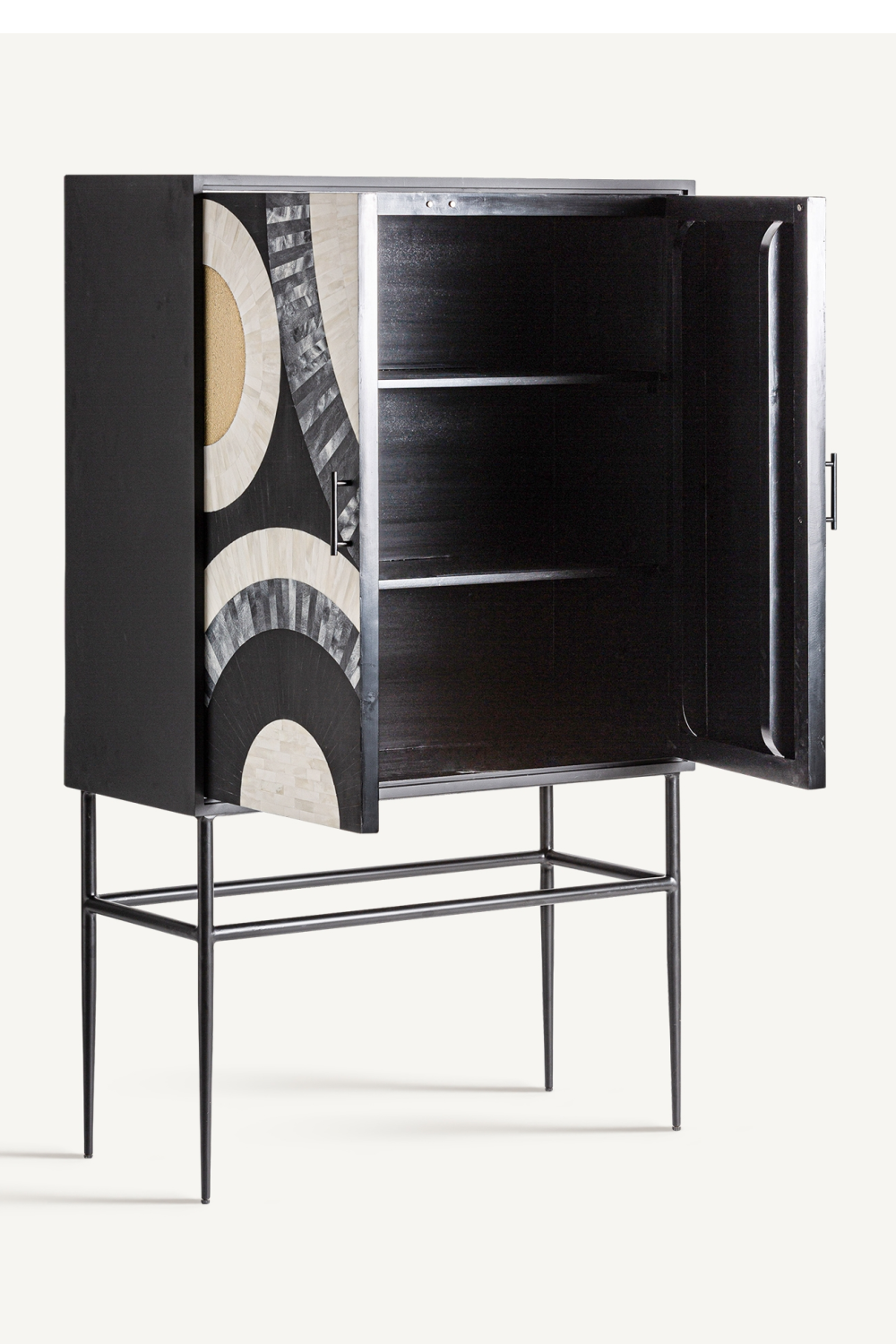 Patterned 2-Door Cabinet | Oroa.com