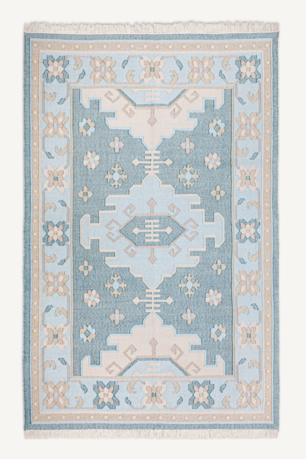 Blue Patterned Area Rug 11' x 8' | Oroa.com