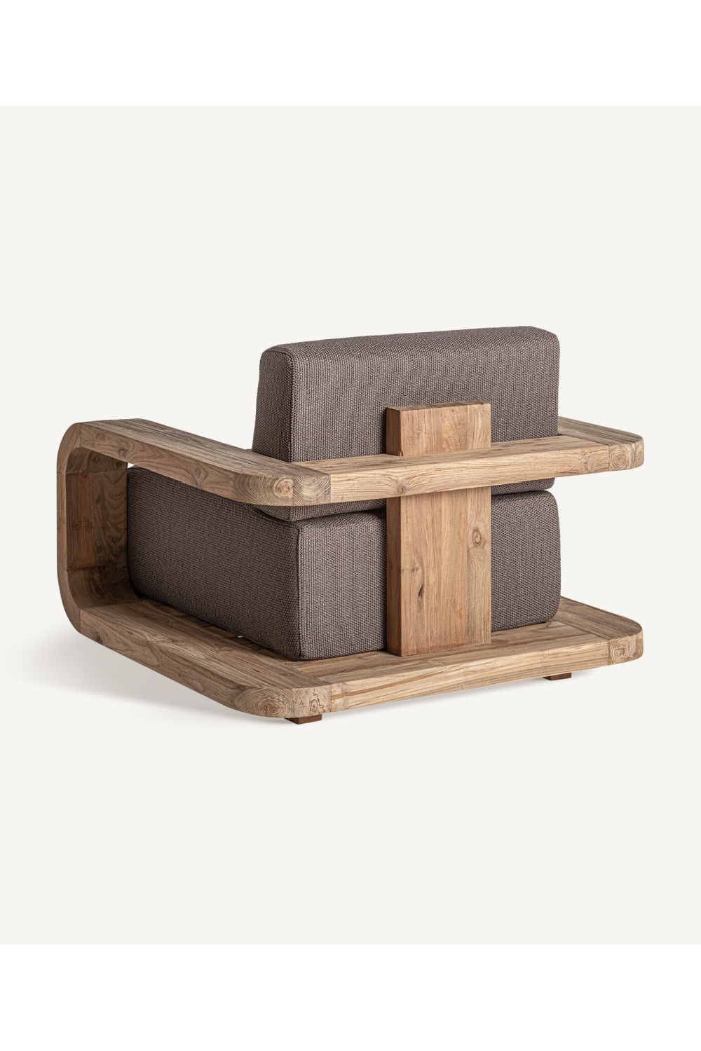 Brown Padded Armchair | Oroa.com