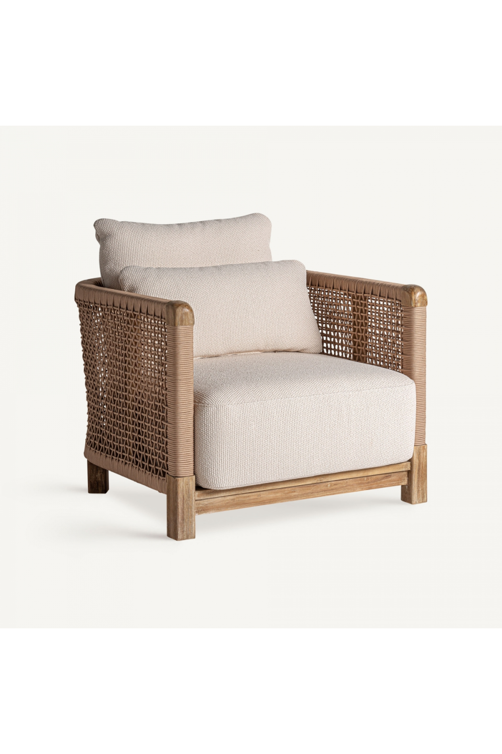 Braided Rope Lounge Armchair | Oroa.com