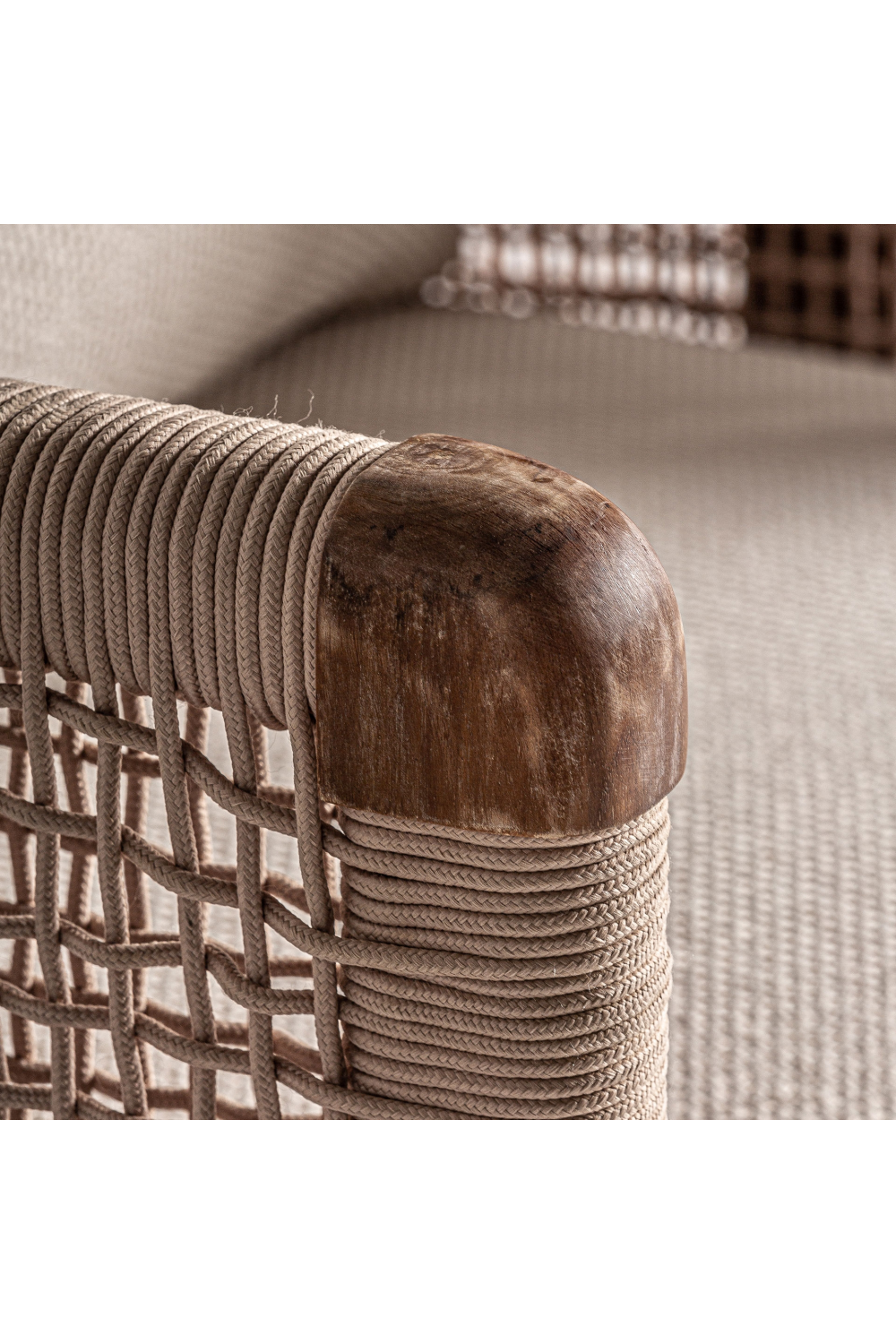 Rope Back Outdoor Sofa | Oroa.com