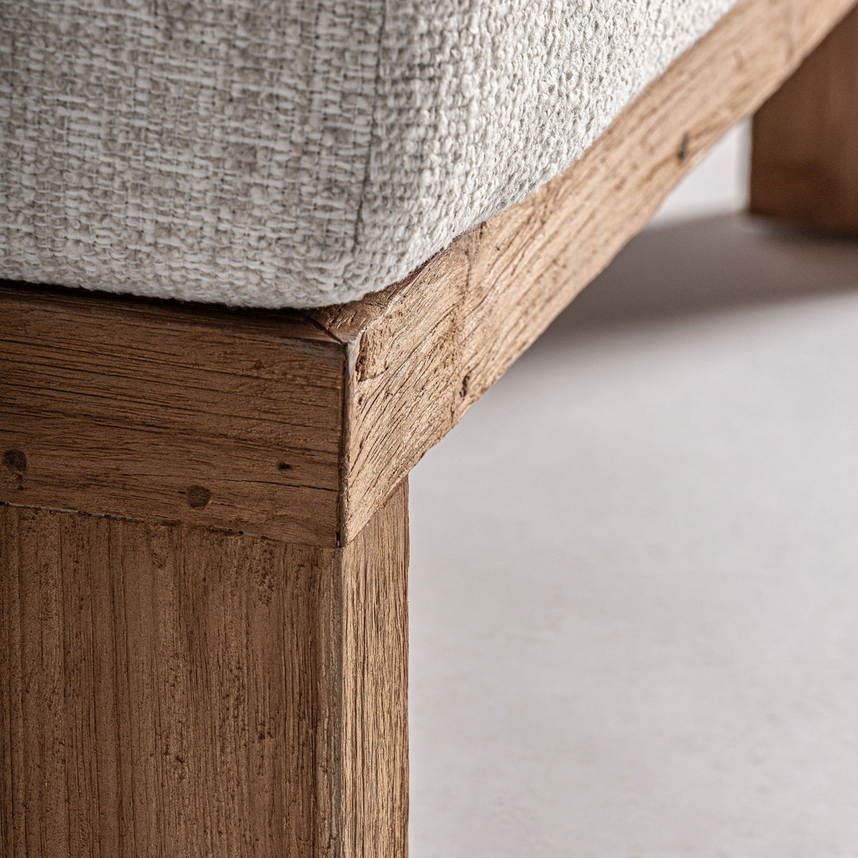 Modern furniture - Teak Framed Gray Sofa - www.oroa.com | Oroa.com