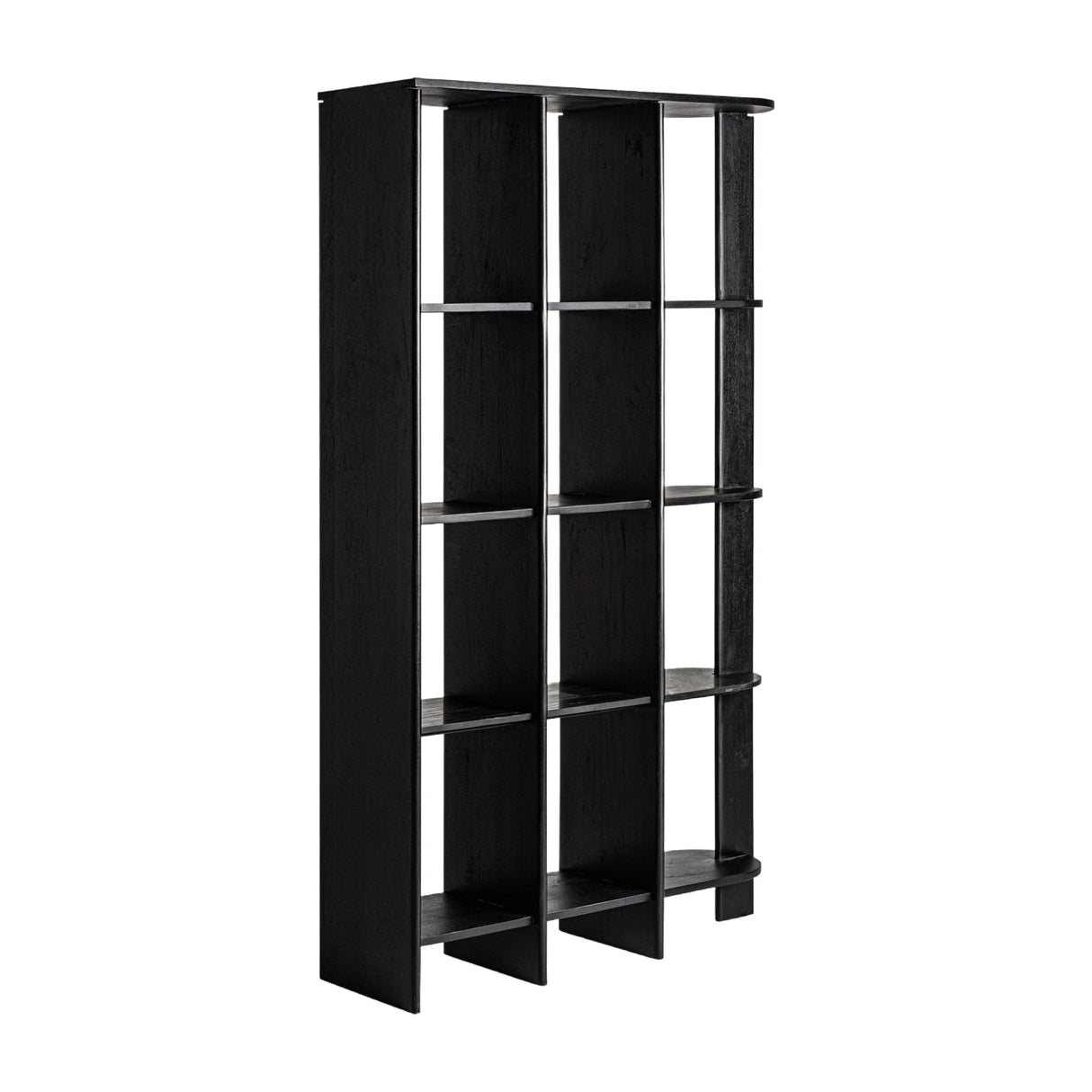 Modern European furniture - Black Mango Wood Shelf M - www.oroa.com | Oroa.com